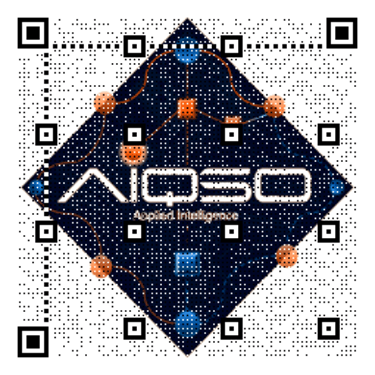 Artistic QR code example